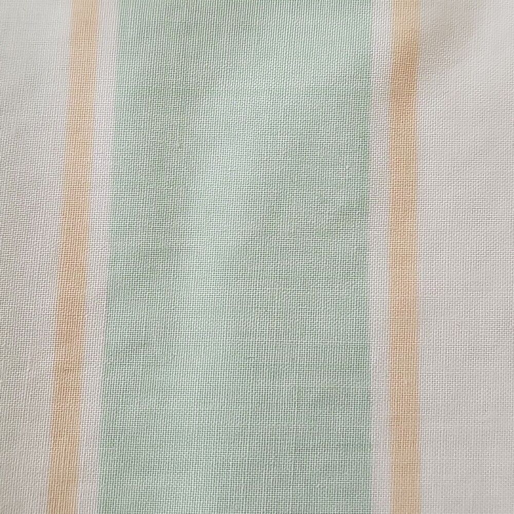 Vintage Laura Ashley Palmetto Stripe Boudoir Bed Pillow Cover 14"x14" Mint Green - Picture 9 of 9